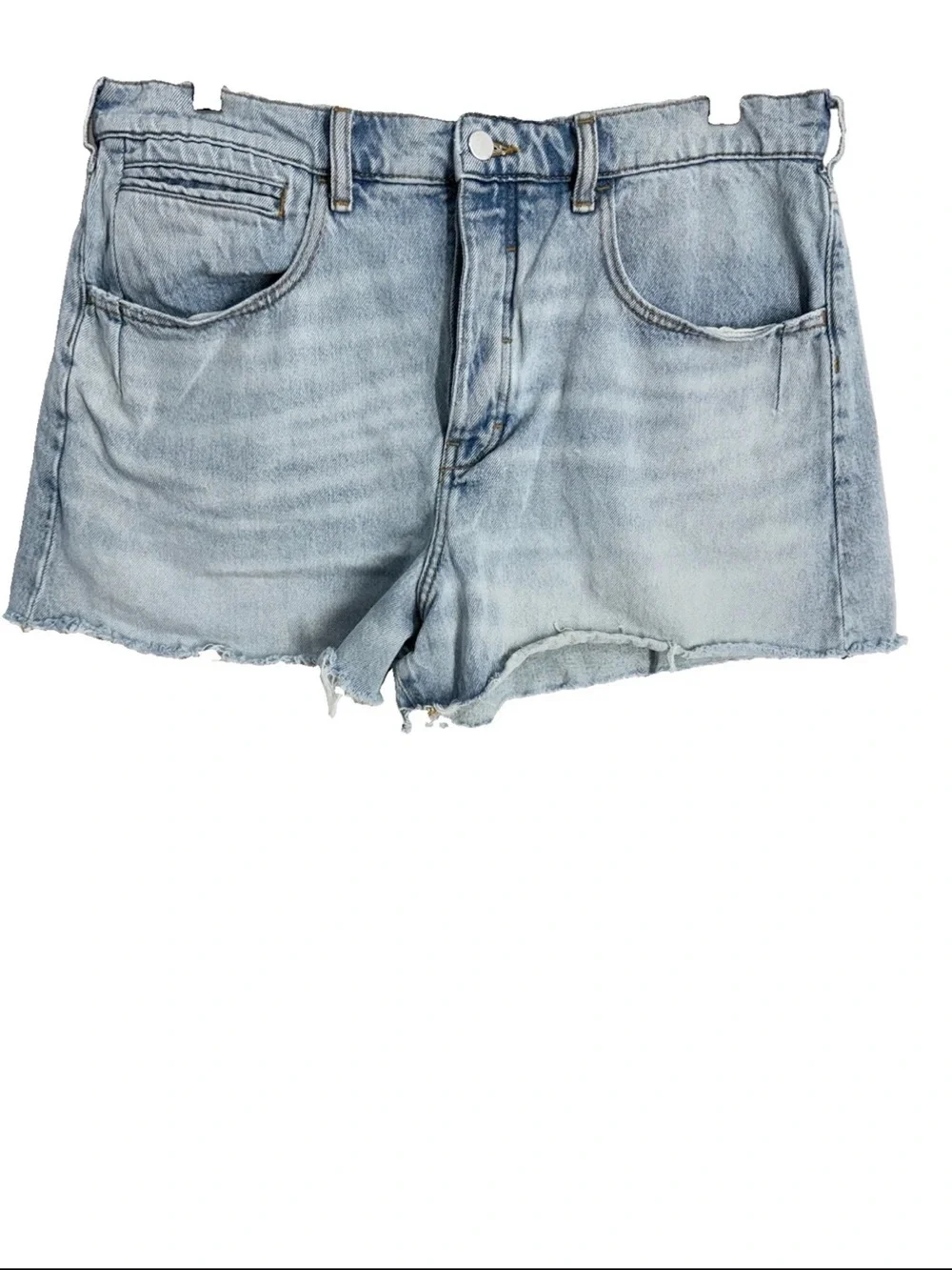 Pilcro Light Blue Distressed Denim Cutoff Shorts